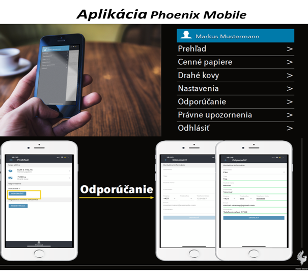 Aplikácia Phoenix mobile